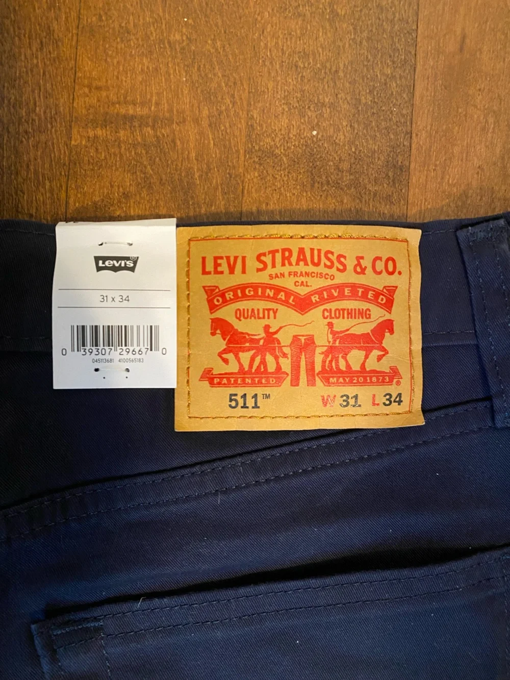 Levi’s 511 31x34 Slim - Nightwatch Blue